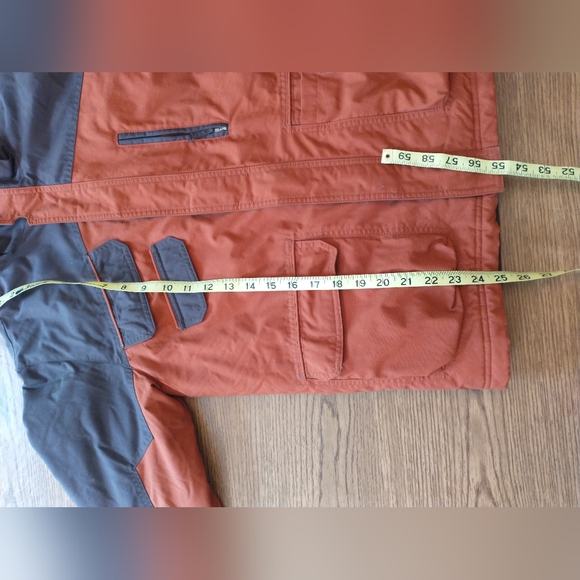 LL Bean Orange Kids ski jacket 14-16, thinsulate, waterproof - Picture 10 of 15